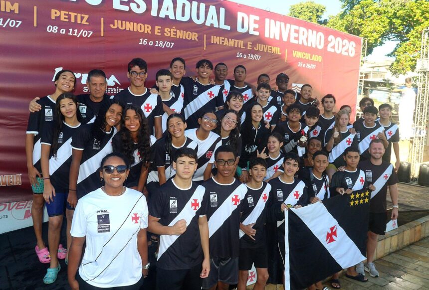 Natação: Vasco encerra o Estadual de Inverno com títulos, recordes e campanha de destaque