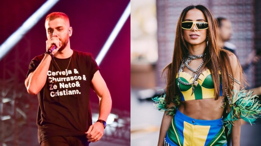 Zé Neto pede desculpas para Anitta 4 anos após fazer comentário sobre tatuagem no 'tororó'