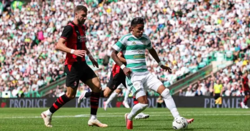 Camarda marca dois e Milan arranca empate contra o Celtic Camarda marca dois e Milan arranca empate contra o Celtic