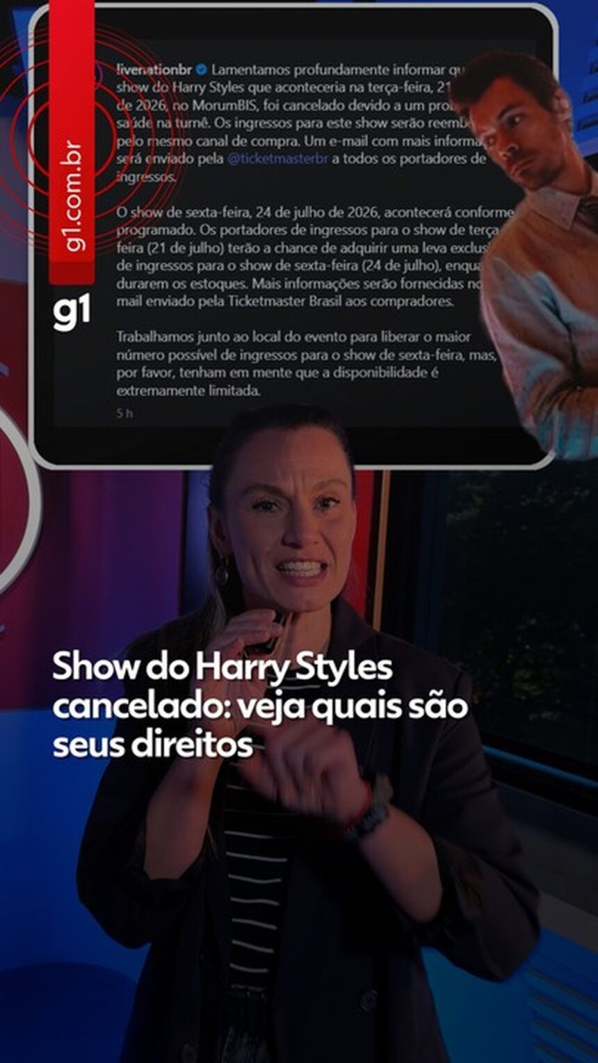 Show cancelado: entenda o direito do consumidor sobre ingressos, voos e hospedagem