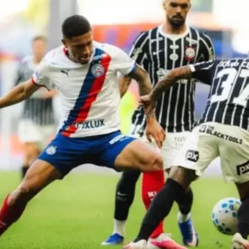 Em jogo de muita intensidade, Bahia e Corinthians empatam na Em jogo de muita intensidade, Bahia e Corinthians empatam na Fonte Nova