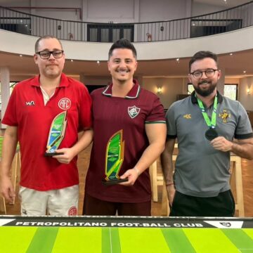 Futmesa: Hiêgo fica em 3º na Série Ouro e Guilherme Maia é campeão da Série Prata na 5ª etapa do Estadual de Bola 12 Toques