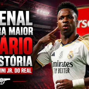 Arsenal prepara maior salário para tentar tirar Vini Jr do Real
