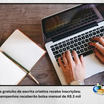 Curso online de escrita criativa oferece bolsas de R$ 2 mil