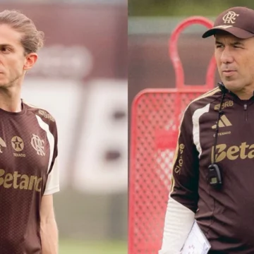 Filipe Luís x Leonardo Jardim no Brasileirão: números mostram queda Filipe Luís x Leonardo Jardim no Brasileirão: números mostram queda de rendimento do Flamengo após troca no comando