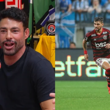 Cauã Reymond conta como goleada do Flamengo fez parte da Cauã Reymond conta como goleada do Flamengo fez parte da série Jogada de Risco