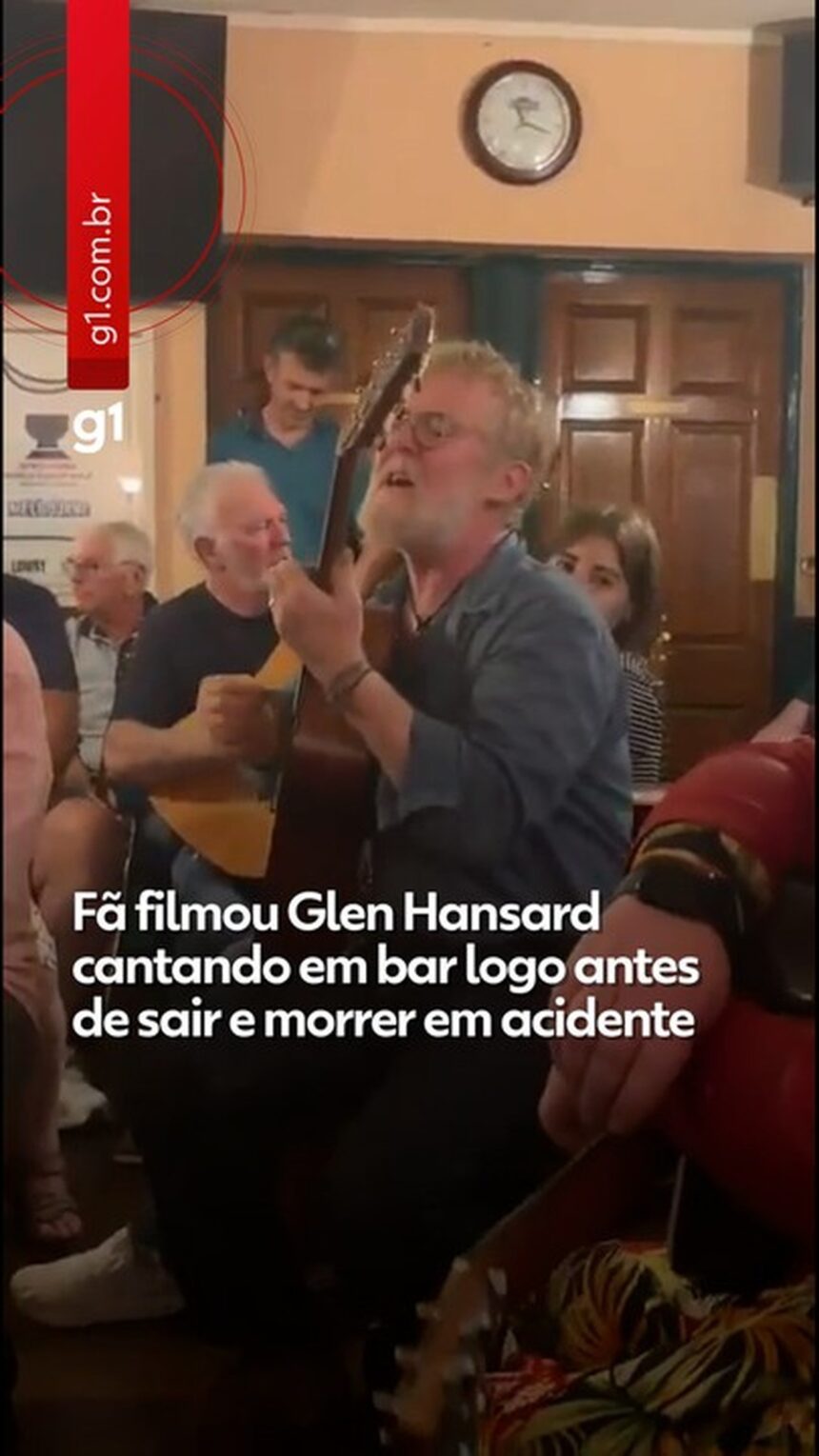 Fã filmou Glen Hansard cantando em bar pouco antes de o músico morrer em acidente de moto; VÍDEO