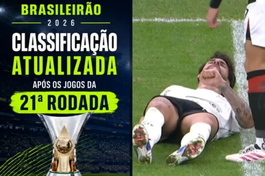 Corinthians ‘mantém’ o Flamengo na 2ª posição do Brasileirão
