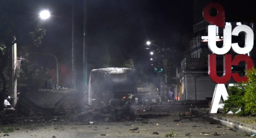 Atentado com caminhão carregado com explosivos deixa 11 feridos na Colômbia