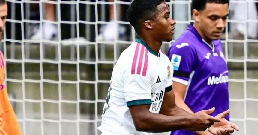 Endrick marca em retorno ao Real Madrid, mas amistoso com Endrick marca em retorno ao Real Madrid, mas amistoso com a Fiorentina fica só no empate