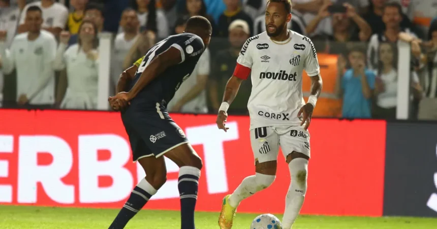 Com atuação discreta de Neymar, Santos empata com o Remo Com atuação discreta de Neymar, Santos empata com o Remo na Copa do Brasil