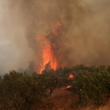 Helicópteros militares colidem no ar durante combate a incêndios florestais Helicópteros militares colidem no ar durante combate a incêndios florestais na Grécia