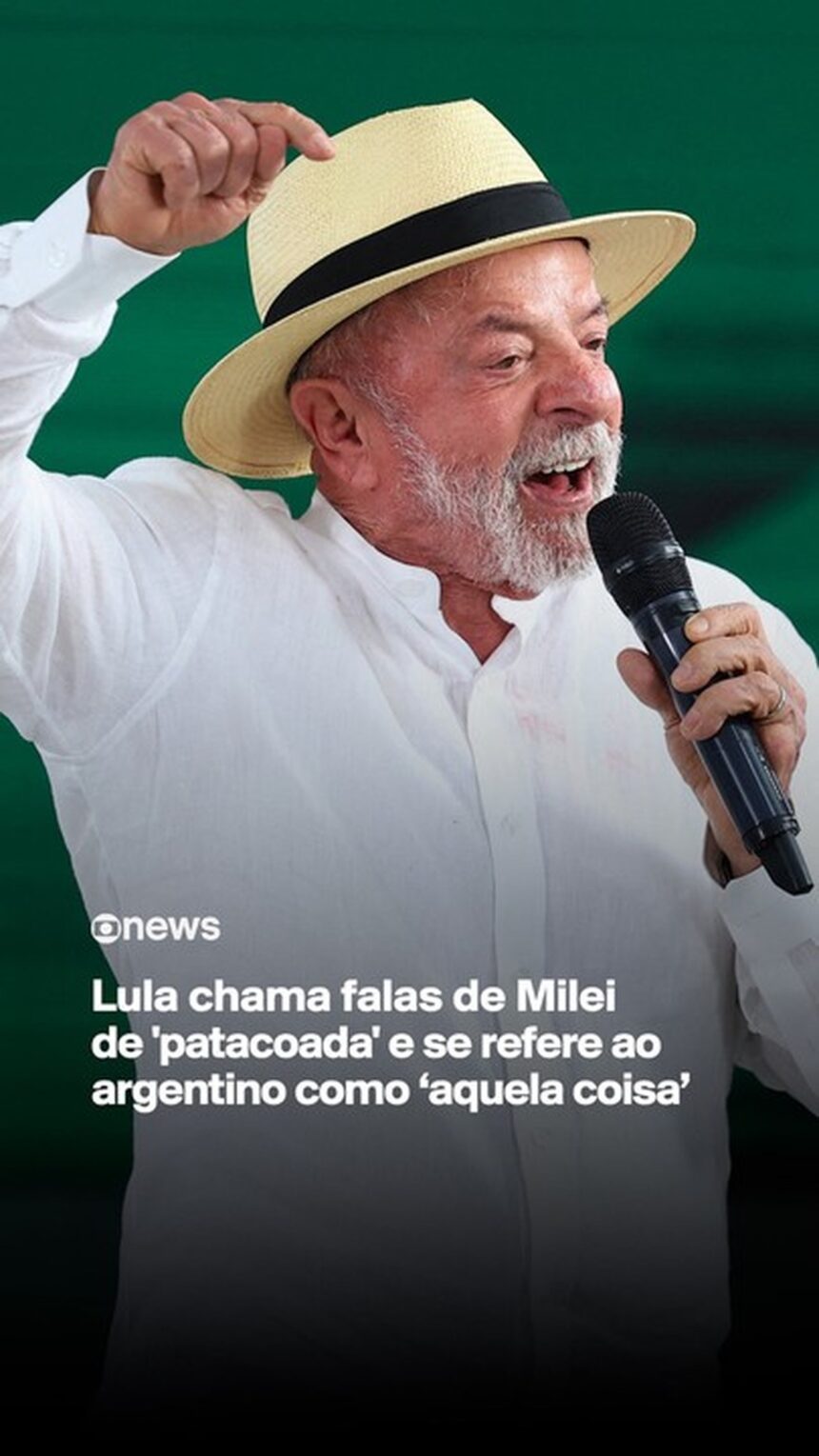 Milei volta a chamar Lula de 'ladrão' e 'corrupto' e reaquece crise diplomática com o Brasil