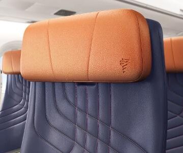 Por que Latam escolheu interior de padrão europeu para seus jatos Embraer?