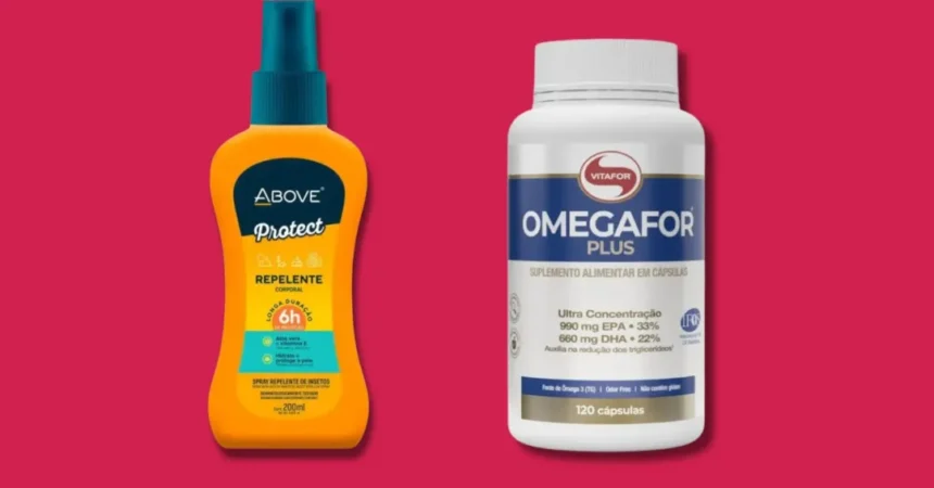 Anvisa suspende lotes falsificados de ômega-3 e interdita repelentes Above Anvisa suspende lotes falsificados de ômega-3 e interdita repelentes Above e Repellere: saiba lotes