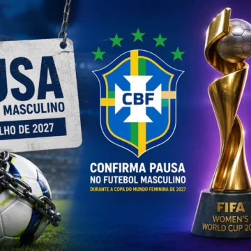 CBF confirma pausa no futebol masculino por Copa do Mundo