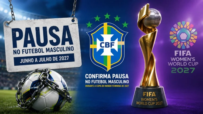 CBF confirma pausa no futebol masculino por Copa do Mundo