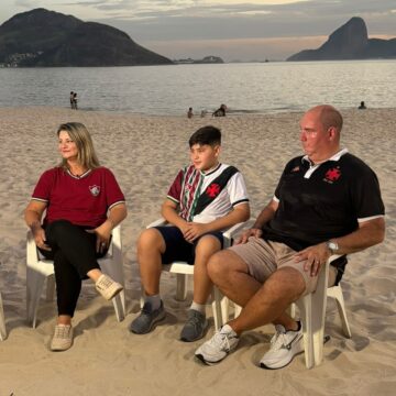 Família que viralizou no Maracanã fala sobre a rivalidade entre Vasco e Fluminense