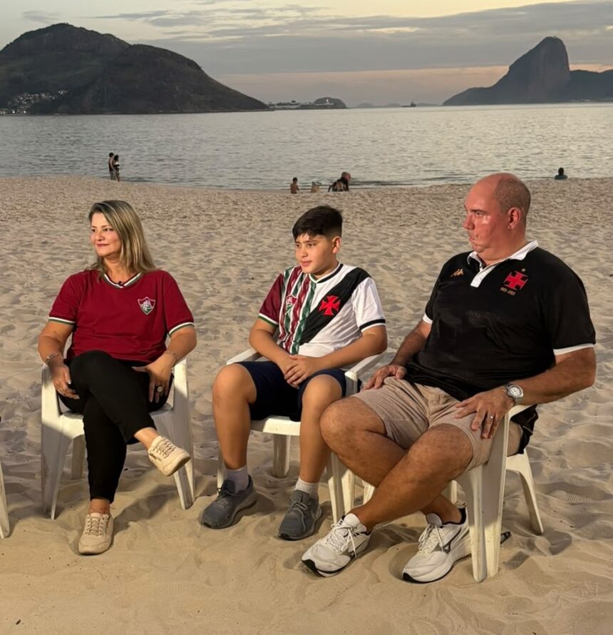 Família que viralizou no Maracanã fala sobre a rivalidade entre Família que viralizou no Maracanã fala sobre a rivalidade entre Vasco e Fluminense