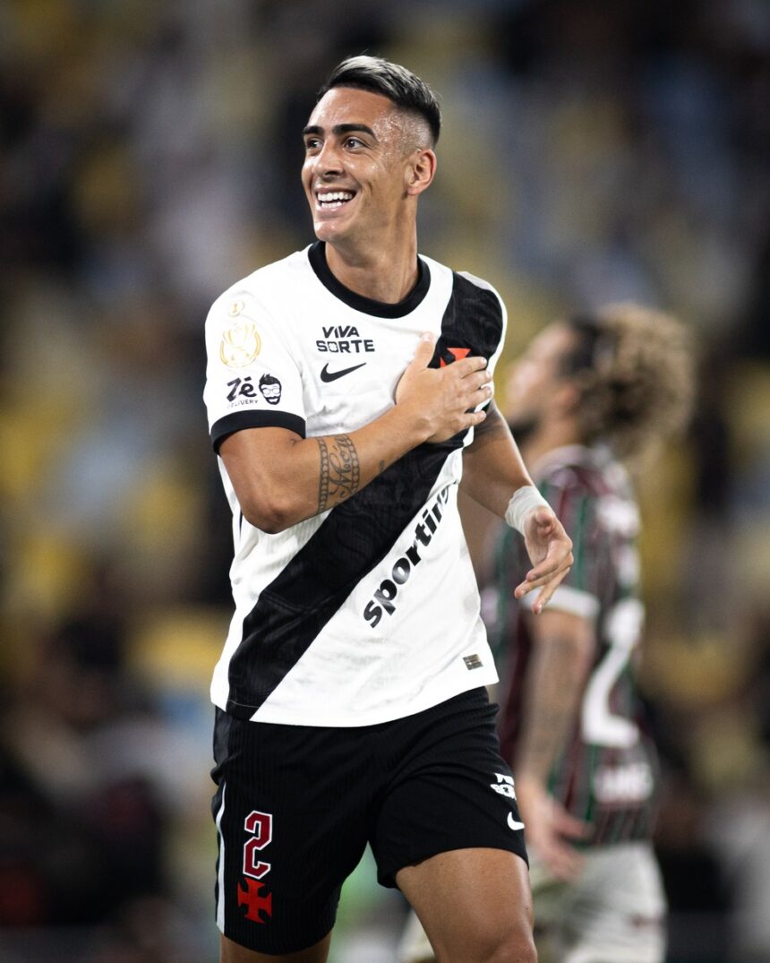 Puma Rodríguez se torna o defensor estrangeiro com mais gols na história do Vasco