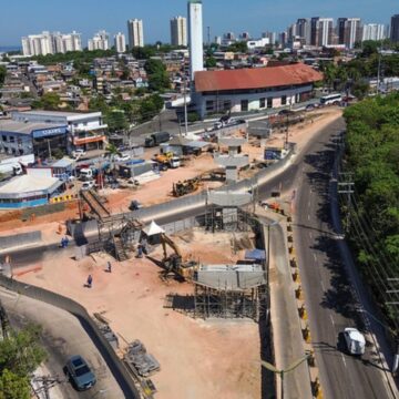 Obras do viaduto Passarão vão interditar avenidas Brasil e Coronel Teixeira em Manaus; veja como ficará o trânsito