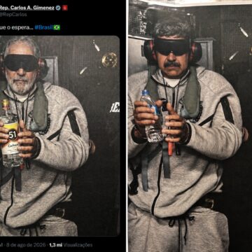 Deputado americano apoiador de Trump publica montagem de Lula capturado como Maduro