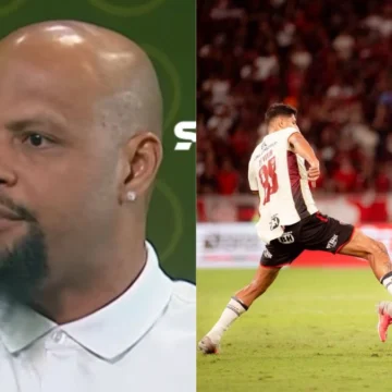 Felipe Melo desmerece resultado do Flamengo em jogo contra o Felipe Melo desmerece resultado do Flamengo em jogo contra o Vitória