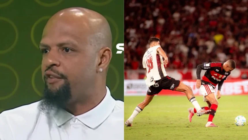 Felipe Melo desmerece resultado do Flamengo em jogo contra o Vitória