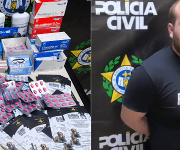 Falso veterinário é preso durante cirurgia de gato em clínica no RJ
