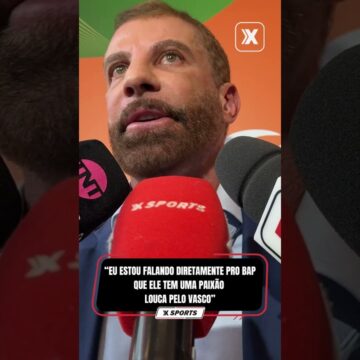 Pedrinho, sobre presidente rubro-negro Bap: ‘Paixão louca pelo Vasco’