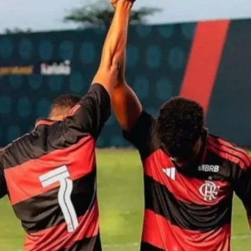 Flamengo e Corinthians no Sub-17 tem golaço de letra e expulsão