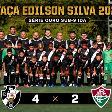 Sub-09: Vasco derrota o Fluminense por 4 a 2 no jogo de ida da semifinal da Taça Edilson Silva