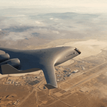 Projeto de 'avião-arraia' promete tornar voos mais baratos; veja como ele será