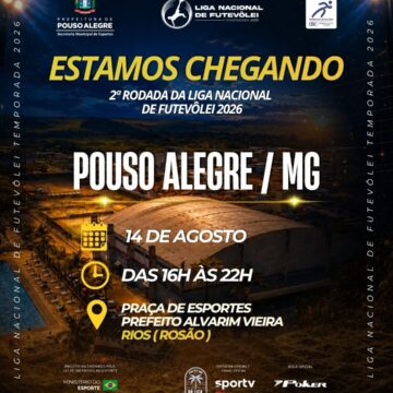 Futevôlei: Vasco enfrenta o Sport pela Liga Nacional nesta 6ª-feira às 19h em Pouso Alegre com sportv e Youtube