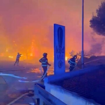 Incêndio florestal leva caos a cidade turística da Croácia e deixa um morto e 36 feridos; VÍDEO