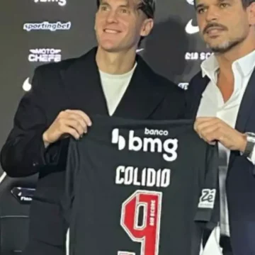 Colidio é apresentado no Vasco e já entra em “clima de final” para estreia
