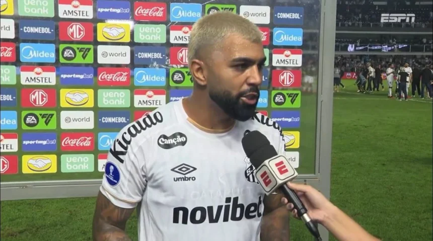 Gabigol repete feito de Romário e cita o Flamengo