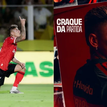Carrascal é eleito ‘Craque da Torcida’ após goleada do Flamengo
