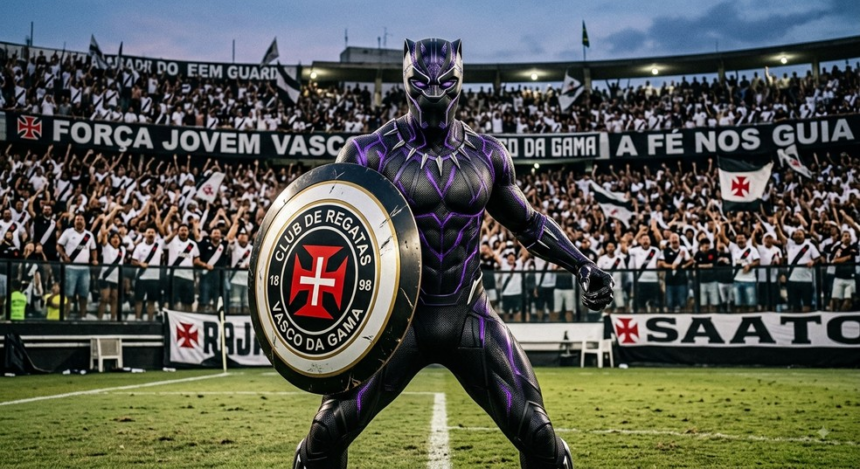 IA associa times a super-heróis; Pantera Negra é o representante do Vasco