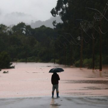 Ciclone extratropical favorece tempestade no Rio Grande do Sul