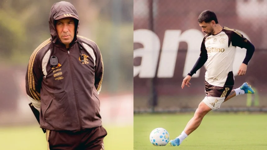 Jardim define time titular para jogo do Flamengo x Cruzeiro