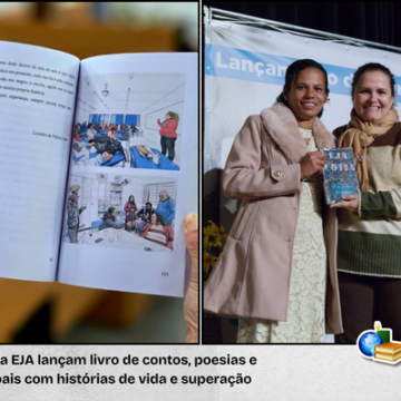 Alunos da EJA lançam livro de poesias e histórias de vida
