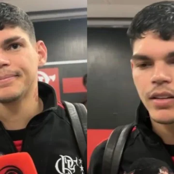 Ayrton Lucas celebra má fase superada após classificação do Flamengo na Libertadores