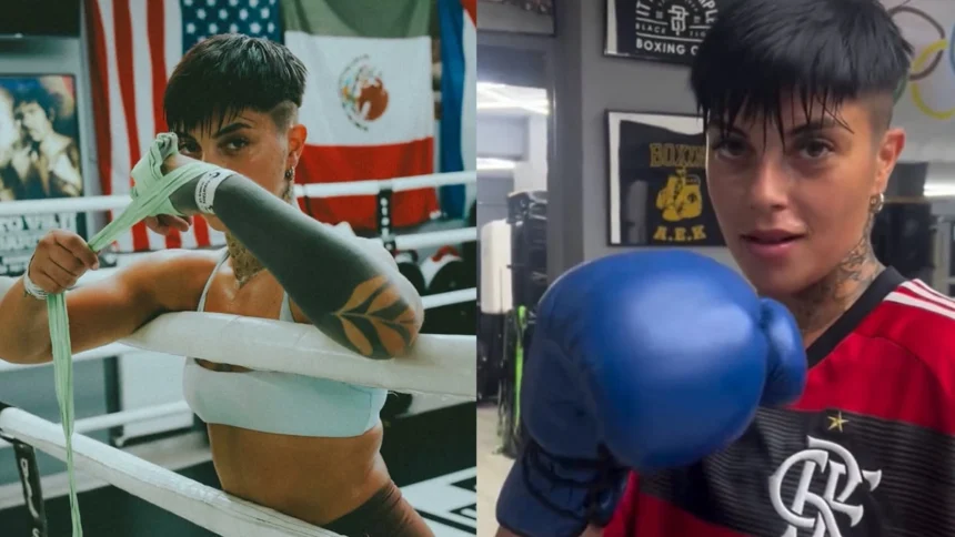 ‘Pulgar do boxe’: atleta grega fala sobre semelhança, conta origem de camisa do Flamengo e revela que sonha em lutar no Brasil