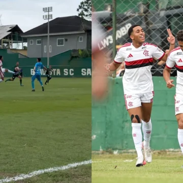 O golaço de Josmar, do Flamengo, que viralizou na web