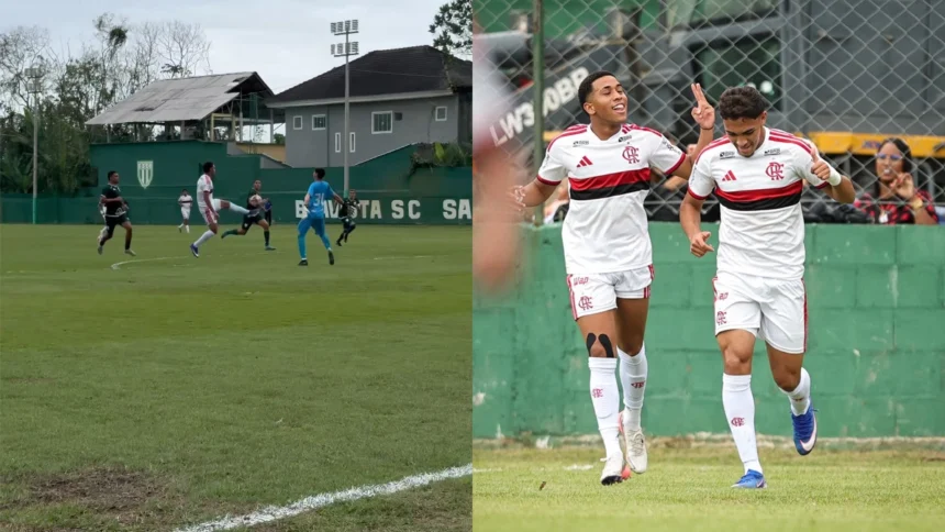 O golaço de Josmar, do Flamengo, que viralizou na web
