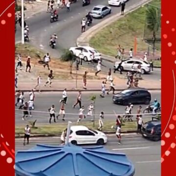 Vídeo: ataque de torcida organizada em dia de Ba-Vi deixa um morto, quatro vítimas de tentativa de homicídio e seis presos em Salvador