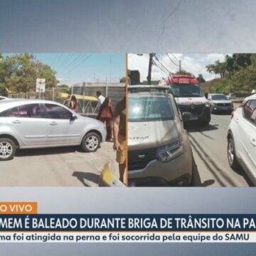 Homem é baleado após briga de trânsito em Salvador; suspeito usava distintivo e fugiu após disparo