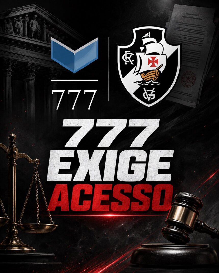 777 pede acesso total à documentação da UPI Equity do Vasco