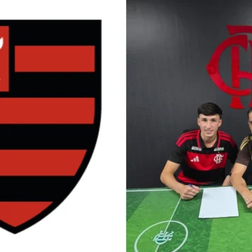 Joia do sub-17 assina 1° contrato profissional do Flamengo